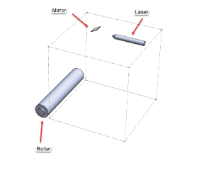 Step 1 of the Selective Laser Sintering Process