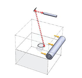 Step 3 of the Selective Laser Sintering Process