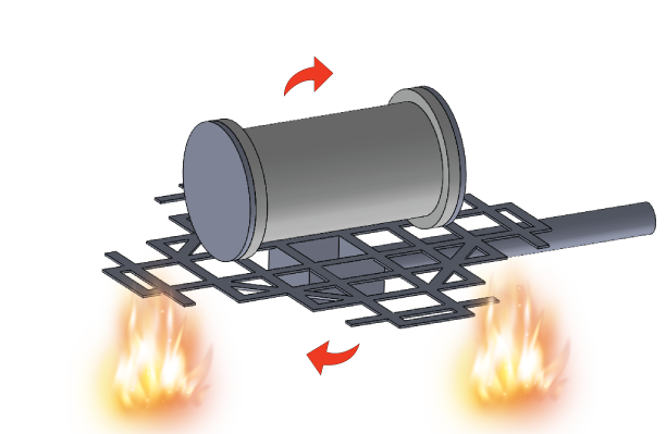 Step 2 of the Rotational Lining Process